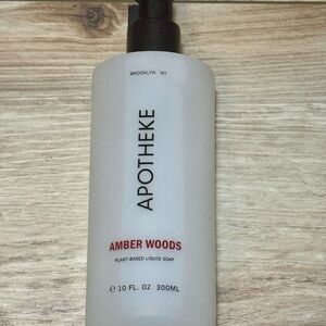 Apotheke Amber Woods Liquid Hand Soap - New/Never Used